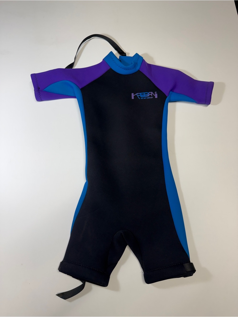 Keen Shorty Rashguard‎ - Black with Blue & Purple